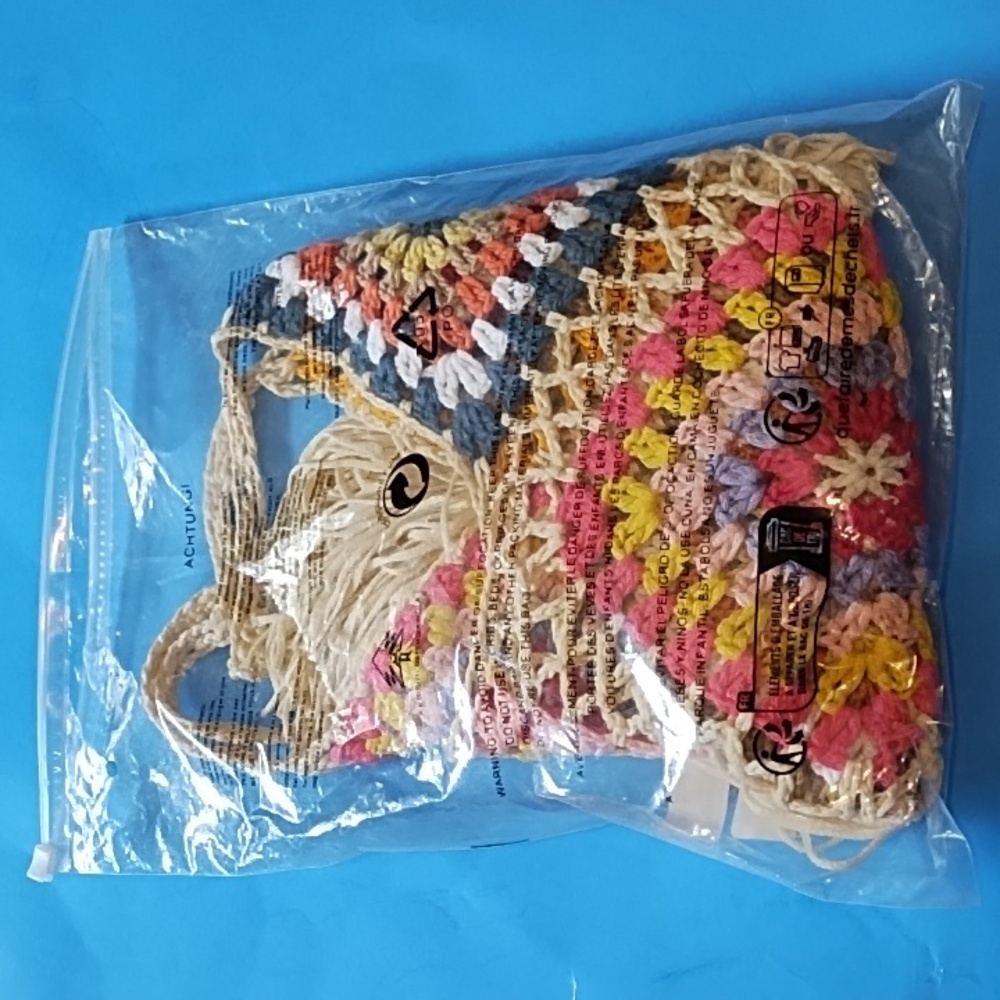 NWT Multicolor Boho Crochet Fringe Top - Picture 13 of 16